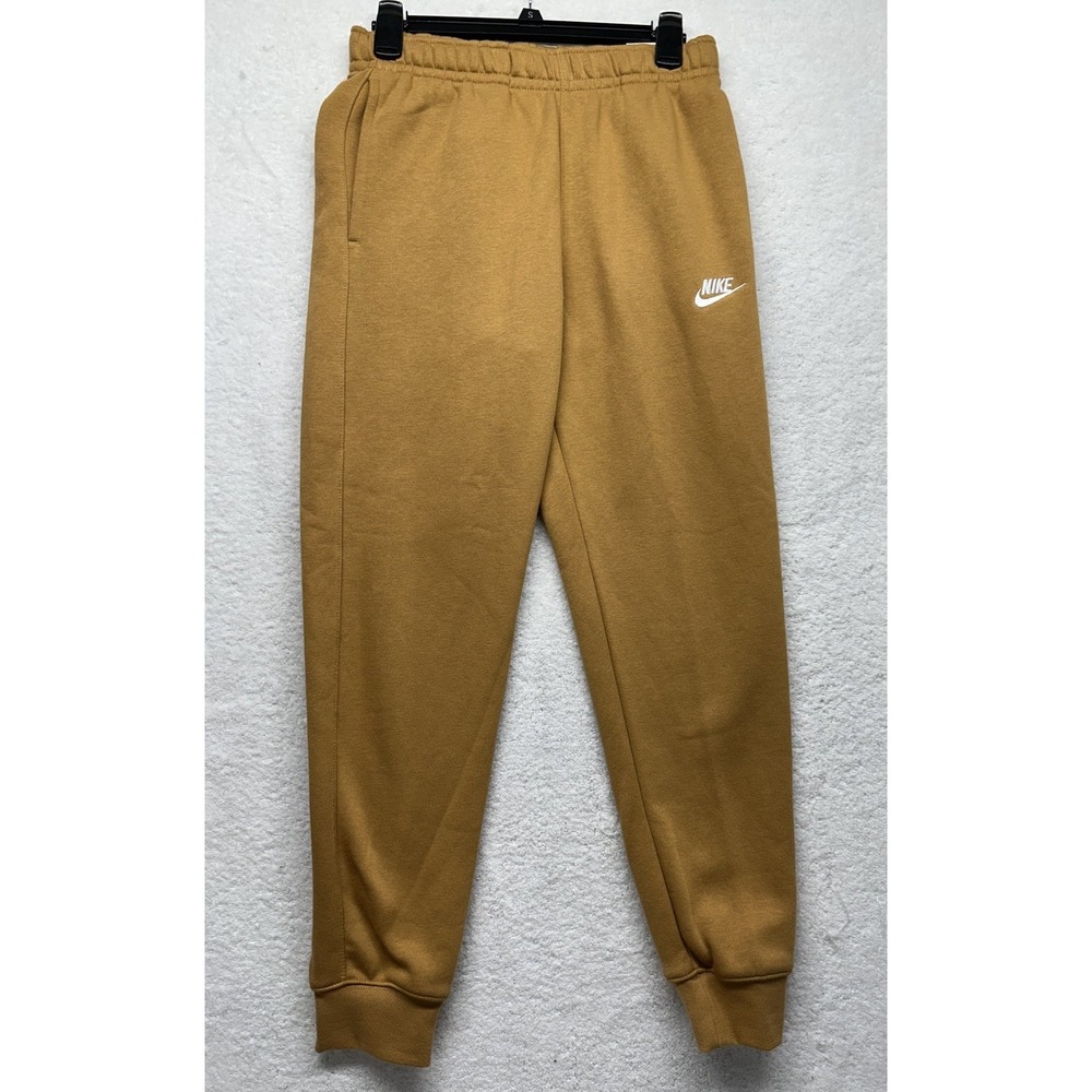 Nike Mens Size S Beige Club Fleece Jogger Sweatpants New (T9) - Picture 1 of 6